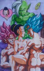 blowjob body_swap chichi dragon_ball dragon_ball_super gangbang goku_black potara_earrings ruyjey19 sex son_goku super_saiyan_blue super_saiyan_rose zamasu