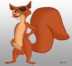 2015 anthro claws dreamworks eyepatch fur furry long_tail madagascar_(series) male nickelodeon red_fur red_squirrel skateryena solo squirrel tail the_penguins_of_madagascar the_red_squirrel_(character) whiskers yellow_eyes yellow_sclera