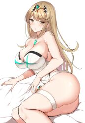 ass breasts female female_only mythra nintendo noeomi solo tagme xenoblade_(series) xenoblade_chronicles_2