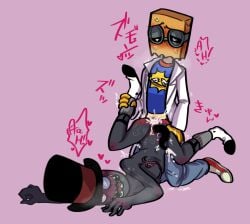 anal_penetration anal_sex black_hat_(villainous) cum cum_inside dr._flug_(villainous) gay pussy unknown_artist villainous