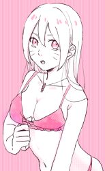 1girls boruko boruto:_naruto_next_generations bra breasts cleavage collarbone female female_focus gender_transformation genderswap_(mtf) jewelry long_hair naruto naruto_(series) necklace panties rule_63 sexy_no_jutsu underwear upper_body uzumaki_boruto