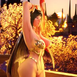 3d breasts functionally_nude irelia_xan ireliabubblebutt large_breasts league_of_legends nipples pussy solo