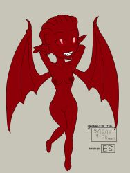 demon demon_girl itzal naked overly_sarcastic_productions presenting red_skin