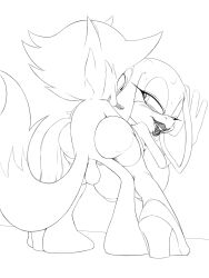 absurd_res anthro areola asinus ass balls big_balls big_breasts big_butt blush bodily_fluids breasts canid canine donkey duo equid equine fan_character female fox from_behind_position genitals hi_res horse huge_breasts hybrid interspecies lips male male/female mammal mule raccoonshinobi sega sex sonic_(series) sonic_the_hedgehog_(series) sweat