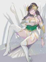 1girls divine_sword_irelia female female_focus female_only high_heels immortal_journey_series irelia_xan league_of_legends tnt_(pixiv8487740)