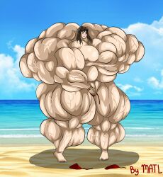 abs biceps big_breasts big_muscles breasts brown_hair female hair huge_breasts huge_muscles hyper_muscles large_breasts large_muscles long_hair matl muscles muscular muscular_arms muscular_female muscular_legs muscular_thighs pecs