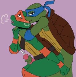 anthro anthro_only gay male male_only michelangelo michelangelo_(mutant_mayhem) teenage_mutant_ninja_turtles teenage_mutant_ninja_turtles:_mutant_mayhem tmnt