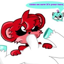 2024 2d 2d_(artwork) anthro anthro_on_anthro anthro_only bear bobby_bearhug crafty_corn craftycorn critters_(poppy_playtime) cyan_hair cyan_tail dialogue furry_only futa futa_on_female futanari horn horse mob_entertainment mythology no_humans oral penetration pink_belly pony poppy_playtime poppy_playtime_(chapter_3) red_body red_fur red_skin sex smiling_critters tagme unicorn unicorn_horn white_body white_fur white_skin