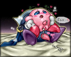 2boys after_sex box_xod creampie kirby kirby_(series) kurobedamu leaking_cum male male/male meta_knight penis size_difference