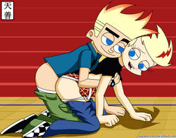 1boy 1girls cartoon_network doggy_style female johnny_test johnny_test_(series) male sex sissy_blakely straight tagme tenzen