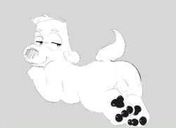 anthro balls genitals jay_ward_productions male mr._peabody mr._peabody_and_sherman pawfunk_(artist) pawpads paws rocky_and_bullwinkle smile solo underpaws_(artist) wildbrain