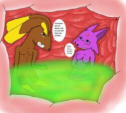 acid balls breasts eeveelution espeon female lopunny male nintendo penis pokemon pokemon_(species) stomach video_games vore