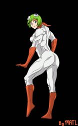 ass breasts female green_hair hair matl