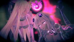 1futa 2girls 3d animated big_ass big_breasts black_heart bodysuit clothed compile_heart from_behind_position futa_on_female futa_with_female futanari idea_factory nepgear neptune_(neptunia) neptunia_(series) no_sound noire purple_eyes purple_hair purple_heart_(neptunia) purple_sister sex tagme taihou1944 thick_thighs video