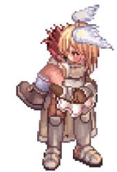 animated blonde_hair female game_master game_master_(ragnarok_online) knight knight_(ragnarok_online) pixel_art ragnarok_online red_hair straight transparent_background vaginal_penetration