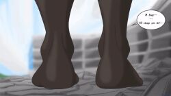 1boy 1girls animated animated antarmored_(artist) black_legwear feet foot_crush foot_fetish giantess grinding_foot komi-san_wa_komyushou_desu komi_shouko stomping tadano_hitohito