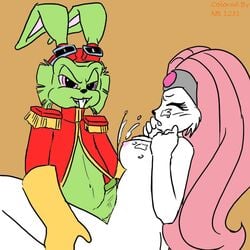 after_sex bucky_o'hare bucky_o'hare_(series) cum cum_on_breasts cum_on_face cumming cumshot jenny_(bucky_o'hare) tagme