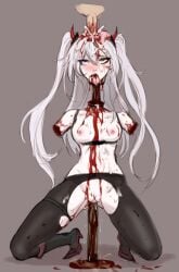 1boy 1girls ayaswan blood blood_on_face blood_pool blood_puddle blood_trail brain brain_fuck breasts breasts_out cum cum_in_brain cum_in_mouth cum_inside cum_on_body cum_on_breasts cum_on_face dead death death_piss decapitated decapitated_head disembodied_penis dismemberment female_death gore guro high_heels incontinence kneeling necrophilia on_knees original original_character pantyhose partially_clothed peeing peeing_on_ground peeing_self penis piss pissing pissing_blood pissing_on_floor pussy ripped_clothing ripped_pantyhose ripped_stockings severed_arm severed_head skull_fucking snuff stake stockings tongue tongue_out torn_clothes torn_pantyhose torn_stockings twintails urinating urinating_female urination urine urine_on_ground urine_pool white_hair