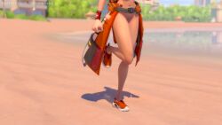 1080p 1boy 2girls 3d animated beach blender blender_eevee blizzard_entertainment brown_hair casual dark-skinned_female dark_skin dzooworks female fit_female footwear green_eyes handwear hi_res highres human kiriko_(overwatch) lifeguard lifeguard_kiriko light-skinned_male light_skin looking_at_viewer looking_pleasured male mauga mp4 muscular muscular_male nudist overwatch overwatch_2 pale-skinned_female pale_skin partially_clothed port-de-paix_mauga public public_nudity shorter_than_30_seconds shorter_than_one_minute skinny small_breasts sombra sound summer_games_series tagme thick_ass thick_thighs tulum_sombra video video_games watermark