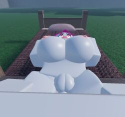 3d dummy_(roblox) heart_eyes lefmy pink_hair pink_nipples roblox robloxian self_upload source_request tagme thick_thighs