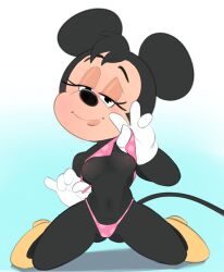 alternate_body_type alternate_breast_size anthro breasts busty disney female female_focus female_only fur furry hourglass_figure medium_breasts minnie_mouse mouse mouse_ears nipples partially_visible_vulva saran-rape tagme wide_hips