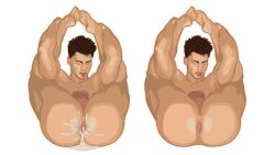 aaron_miller ass balls big_ass big_butt bodybuilder butt caucasian caucasian_male cum cum_in_ass cum_leaking daddysbois fitness_influencer gay hole_(anatomy) instagram_model legs_up male male_only muscles muscular muscular_male real_person yaoi