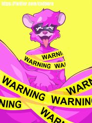 5_fingers alpaca anthro areola areola_slip bangs camelid censored_breasts censored_pussy colored_nails dj_bop epic_games eyewear female fingers fortnite fur hair hi_res humanoid mammal masturbation nails pink_body pink_ears pink_fur pink_hair pink_nails pink_nose pink_tongue police_line solo spread_legs spreading tongue tongue_out vaginal_masturbation vaginal_penetration video_games warning_label zendora_tpw