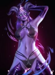 athletic_female draenei female female_only horns matroski realistic warcraft world_of_warcraft