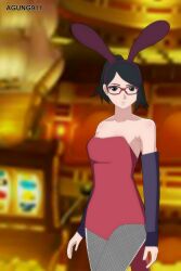 sarada uchiha from boruto: naruto next generations by agung911