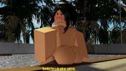 1boy 1girls 3d angry big_ass dialogue gabbers kamila_(gabbers) raped roblox robloxian tagme text