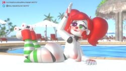 3d baby_(fnafsl) circus_baby circus_baby_(fnaf) five_nights_at_freddy's silver2299 so87baby solo stockings summer_baby summer_of_87_baby