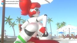 3d baby_(fnafsl) circus_baby circus_baby_(fnaf) five_nights_at_freddy's silver2299 so87baby solo stockings summer_baby summer_of_87_baby