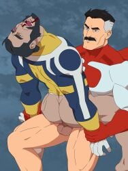 2boys anal anal_sex artist_name ass balls bara beard big_ass big_butt blood blue_eyes bubble_butt character_name copyright_name daddies daddy dominant_male domination dubious_consent gay gay_sex grabbing_wrists invincible invincible_(comics) invincible_(tv_series) male male_only manly moustache nolan_grayson omni-man smith_(ardp13) smithswhc submissive submissive_male superhero tagme the_immortal wrist_grab yaoi