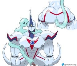 2boys anal_sex artist_request ass balls big_butt boner dick elemental_hero_neos erection gay male male/male male_only male_penetrated male_penetrating_male muscular muscular_male nipples pecs penetration presenting_ass tagme tentacle yu-gi-oh!