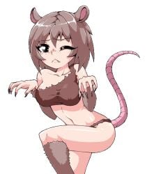 animated claws color colored crimson_keep curvy introspurt partially_clothed rat_tail smug_face suli_(crimson_keep) sехual