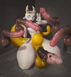 absurd_res animal_genitalia animal_penis anthro balls big_balls big_penis digital_media_(artwork) equine_penis erection femboy genitals glory_hole group hi_res hung_trap hyper_penis male male/male male_only mammal mewtwo nintendo nude open_mouth peach_(peachymewtwo) penis pokemon smile stardep thick_thighs video_games wide_hips yaoi