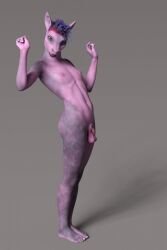 3d_(artwork) 5_fingers 5_toes animal_genitalia animal_penis anthro arched_back areola canid canine canine_penis digital_media_(artwork) earthclan3d eye_glint feet feet_together fingers flat_chested futanari genitals grey_background hair hi_res intersex legs_together lips looking_at_viewer mammal multicolored_hair navel nipples open_mouth penis penis_tip pink_areola pink_balls pink_body pink_breasts pink_hair pink_nipples pink_penis pink_skin pupils purple_eyes purple_hair purple_lips raised_arms shadow sheath side_butt side_view simple_background skinny slit_pupils solo standing taffy_(earthclan) toes two_tone_hair ventral_groove white_fingernails