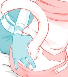 2022 anal anal_fingering anthro ass casey_(moot_point) clio_(moot_point) digital_media_(artwork) domestic_cat duo felid feline felis female female/female fingering hand_in_pants mammal mouse murid murine rodent story story_in_description toxoglossa