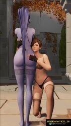 3d female overwatch rosemantics_3d tagme tracer widowmaker yuri