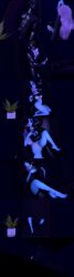 anthro dominant_male female furry legendary_pokemon male male/female mirror monster muscular muscular_anthro muscular_male nintendo nude pokemon pokemon_(species) questionable_consent second_life sequence sharp_teeth submissive_female suicune