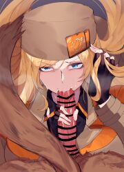 artist_name blowjob canid canid_on_humanoid canine canine_on_human canine_penis censored dog domestic_dog female female_human guilty_gear hetero huhuhu4949 human male male/female male_canine millia_rage oral tagme zoophilia