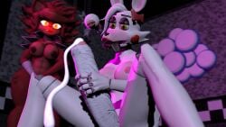 1futa 1girls 3d anthro balls cally3d clazzey cryptiacurves cum fazclaire's_nightclub female fexa fexa_(cryptia) five_nights_at_freddy's fnaf foxy_(cally3d) foxy_(fnaf) fredina's_nightclub futa_focus futanari huge_cock mangle_(fnaf) masturbation penis scottgames self_upload spider_imp tagme