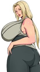 1girls alternate_breast_size ass ass_focus big_ass big_breasts blonde_hair breasts breasts_bigger_than_head brown_eyes clothing doodlexxx ecoas edit facial_mark female female_only forehead_mark from_behind fully_clothed gilf huge_ass huge_breasts kimono large_breasts light-skinned_female light_skin lipstick long_hair looking_at_viewer looking_back looking_back_at_viewer low_twintails makeup massive_breasts mature mature_female mature_woman milf naruto naruto_(classic) naruto_(series) naruto_shippuden pants pinup plain_background plump ponytail sagging_breasts sash sideboob simple_background solo solo_focus thick_ass thick_thighs thighs third-party_edit thunder_thighs tsunade twintails very_long_hair voluptuous voluptuous_female white_background