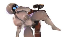 ai_assisted ai_generated blue_eyes disney embarrassed embarrassed_nude_female erect_penis erection eve_(wall-e) fast_thrusts female female_penetrated huge_breasts huge_cock huge_nipples large_nipples large_penis large_thighs long_penis male male_penetrating_female penetration pixar robot robot_boy robot_girl rough rough_sex shy sparks stomach_bulge thrusting thrusting_hard thrusting_into_pussy wall-e wall-e_(character)