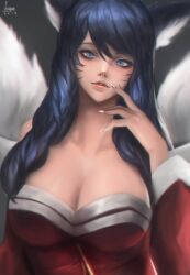 ahri default_ahri female female_focus female_only league_of_legends seuyan vastaya