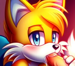 ai_generated gay gay_oral male/male miles_tails_prower offscreen_character sonic_(series) sonic_the_hedgehog sonic_the_hedgehog_(series) sucking_penis tails_the_fox