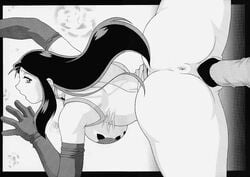 1girls 2001 anus ass breasts censored curvaceous dress female giant_robo ginrei gloves greyscale huge_ass human koutarou large_breasts long_hair male monochrome penis pussy sex solo_focus tagme thick_thighs wide_hips