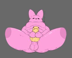 anthro averyunfunny belly bird bunny chick easter food_creature furry futa_only futanari lagomorph marshmallow peeps penetration pink_skin self_upload sex_toy small_breasts stomach_bulge thick_thighs yellow_skin