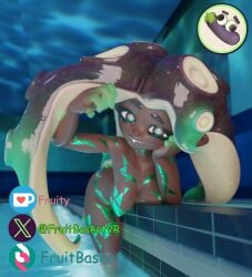 blender fruity_(artist) low-angle_view marina_(splatoon) pool splatoon_(series) splatoon_2:_octo_expansion