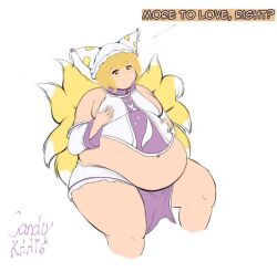 bbw belly_overhang big_belly big_female blush chubby chubby_female embarrassed fat fat_female fat_fetish fat_girl fat_woman fatty fox_tail large_female nine_tailed_fox obese obese_female overweight overweight_female plump pork_chop ran_yakumo thick_thighs touhou tubby weight_conscious weight_gain